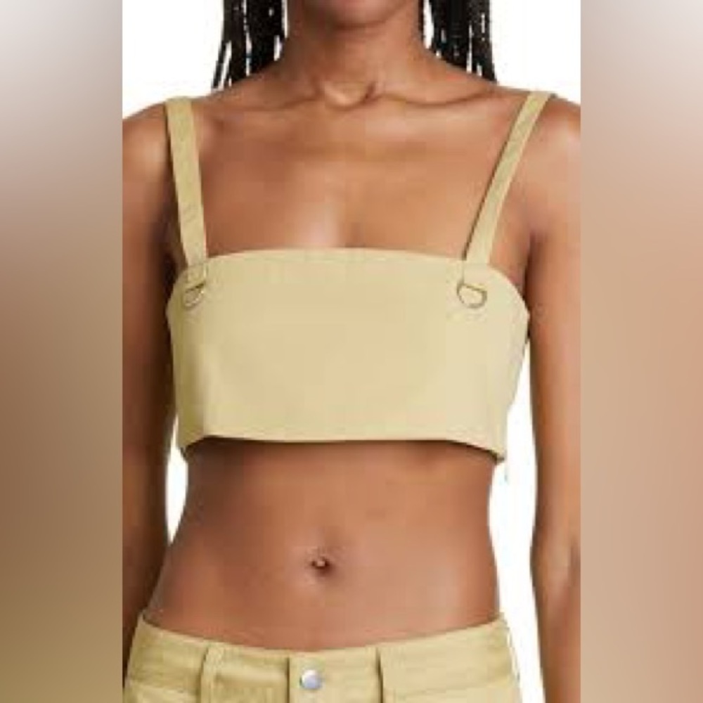 By.Dyln Velah Top Light Khaki NWT Medium - Picture 3 of 8